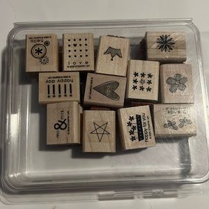 Stampin’ Up Tagger’s Dozen Wood Stamp Set